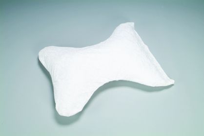 Cervical Butterfly (Bow Tie) Pillow w/Removable Cvr White