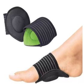Cushioned Plantar Fasciitis Foot Arch Support Sleeves - Soft Foam Compression Pad Pain Relief for Fallen Arches - Unisex