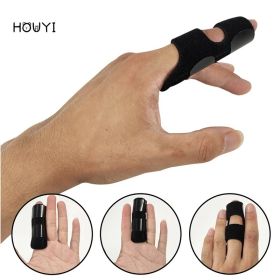 Comfortable Pain Relief Finger Guard Sleeve/ Adjustable Finger Support Splint/ Finger Fixing Brace for Arthritis & Ligament Pain/ Finger Care Tool