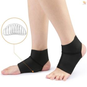 1 Pair Compression Arch Support Brace with Gel Ankle Protector Compression Flat Foot Socks with Gel Inserts Insole Cushion for Ankle Arch Pain Relief