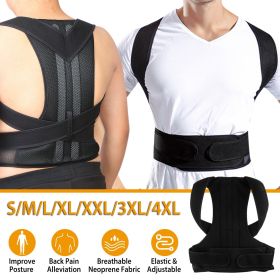 Unisex Back Posture Corrector Lumbar Upper Back Clavicle Shoulder Brace Belt