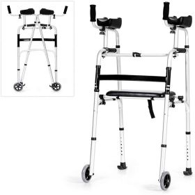 Aluminum Alloy Rehabilitation Auxiliary Walking Foldable Standard Walker